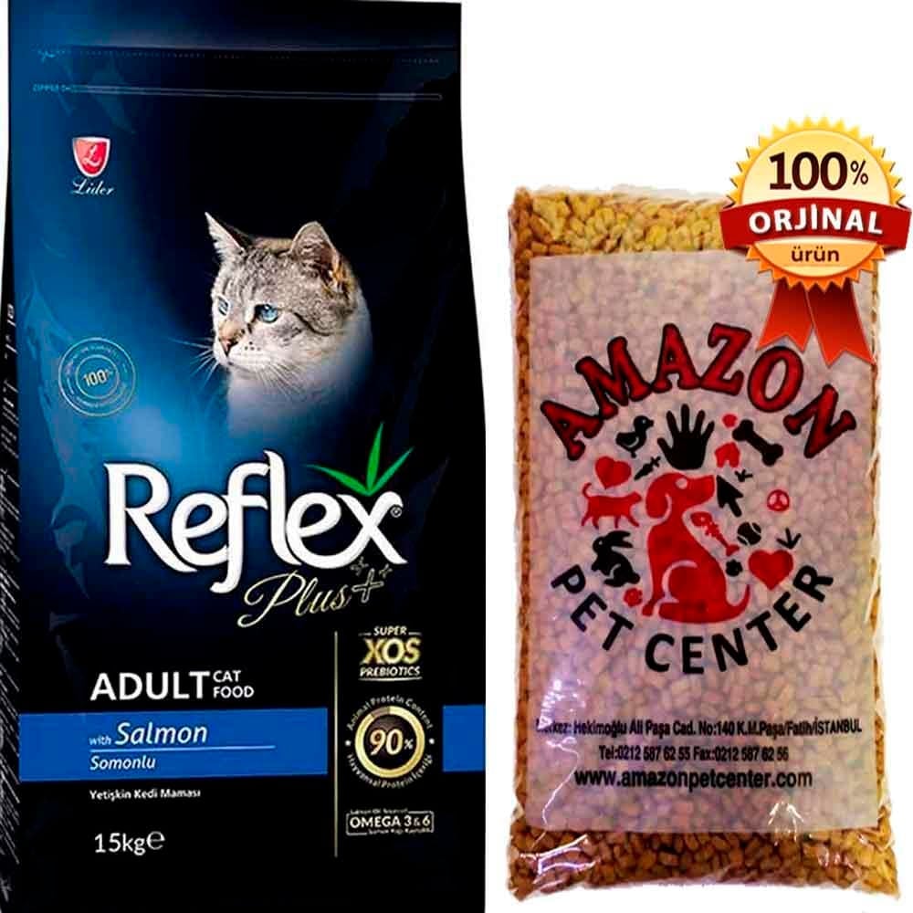 Reflex Plus Somonlu Yetişkin Kedi Maması Açık 1 Kg