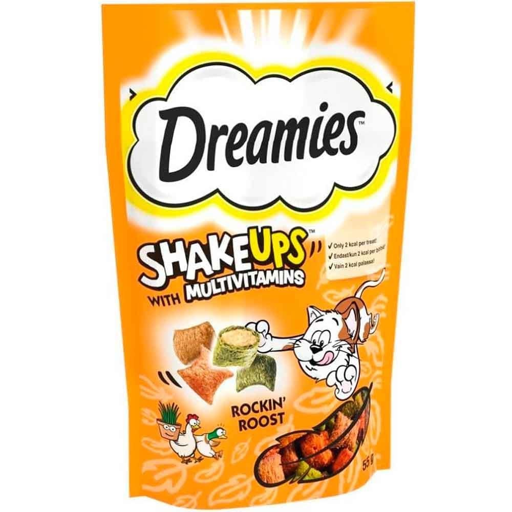 Dreamies Kedi Ödülü Shake Ups Rockin Rooster 55 Gr