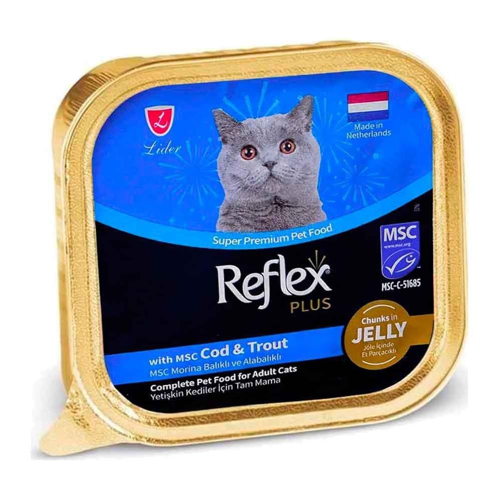 Reflex Plus Jöleli Morina Balıklı Kedi Konservesi 85 Gr