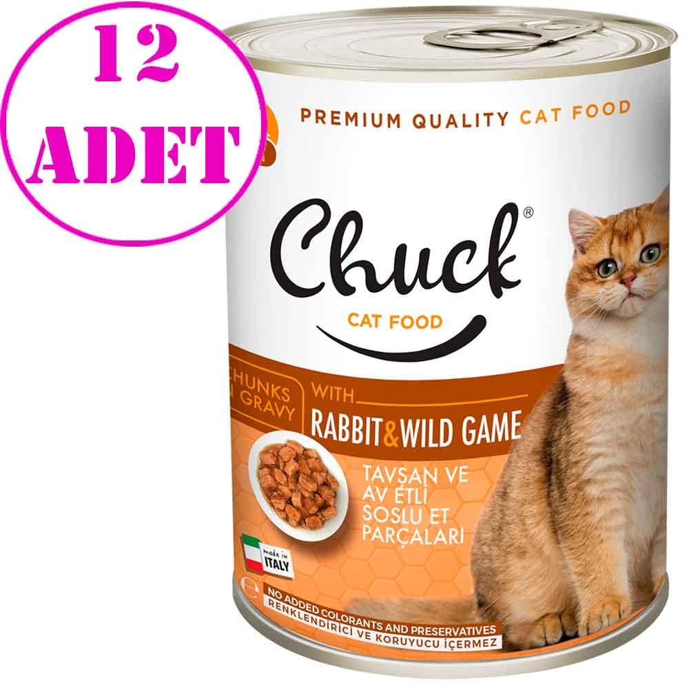 Chuck Kedi Konservesi Av Hayvanlı 415 Gr 12 AD