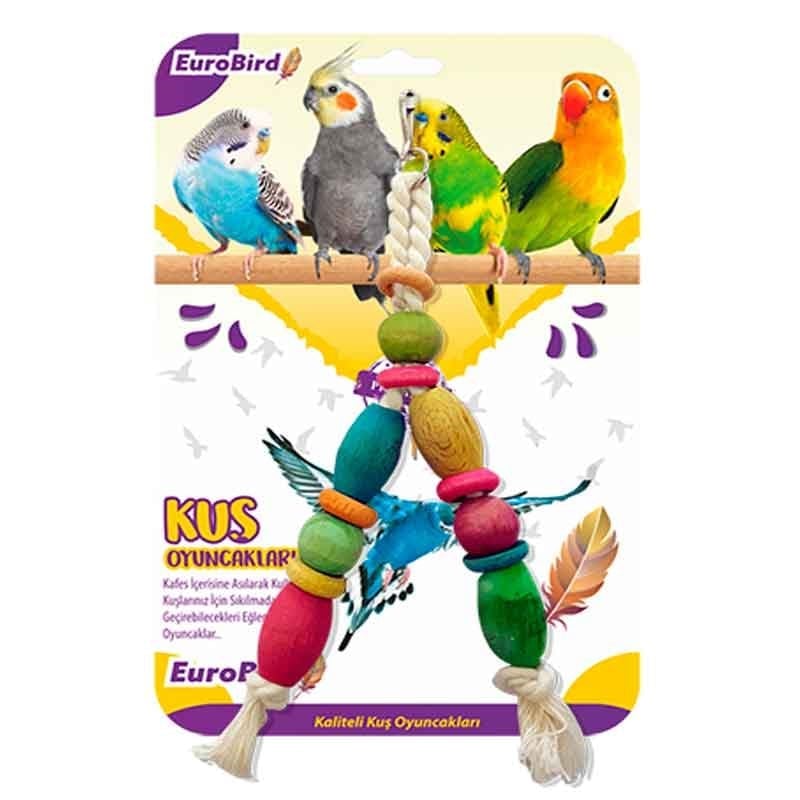 Euro Bird Kuş Oyuncağı V Şekilli Boncuk KY61