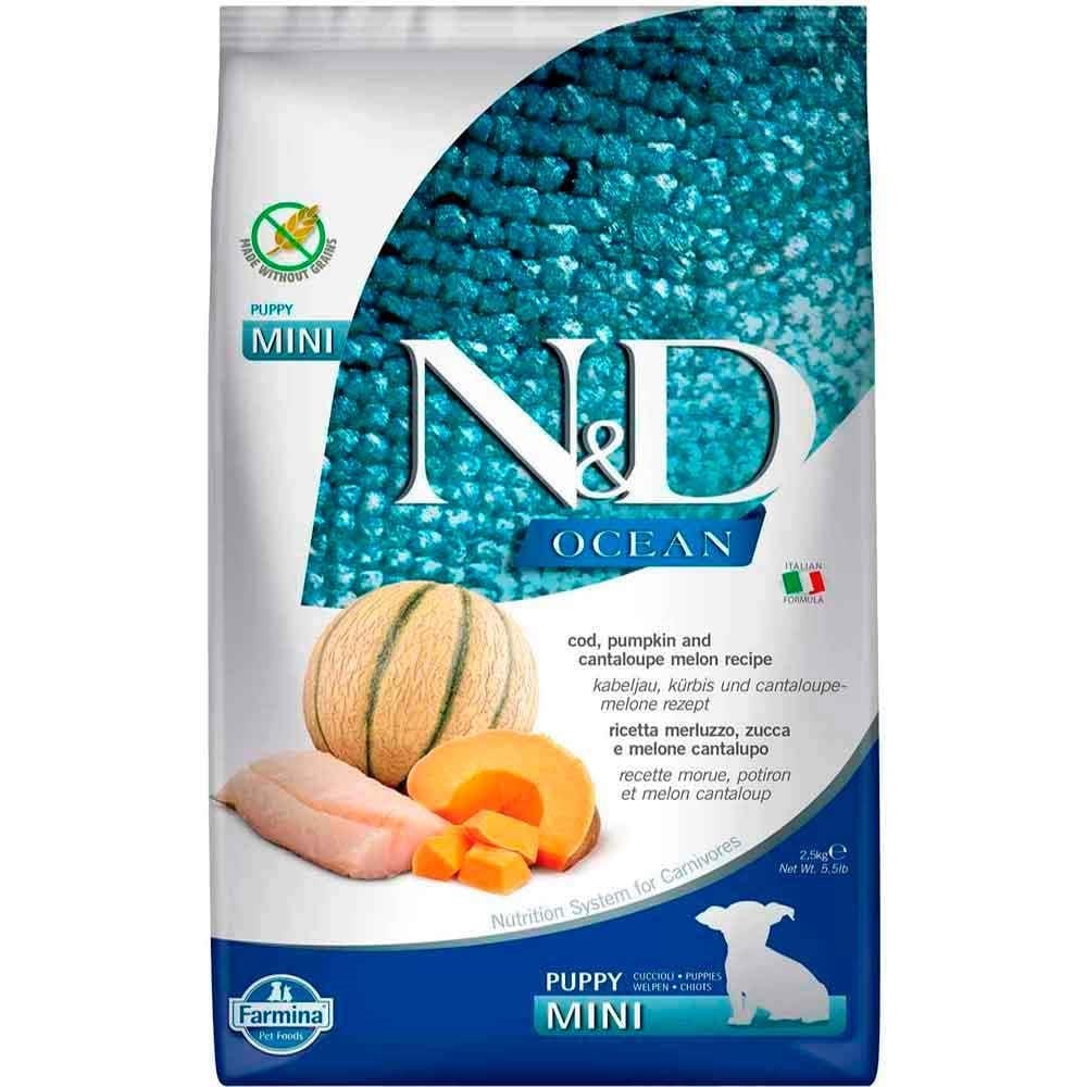 N&D Ocean Tahılsız Morina Balıklı Küçük Irk Yavru Köpek Maması 800 GR