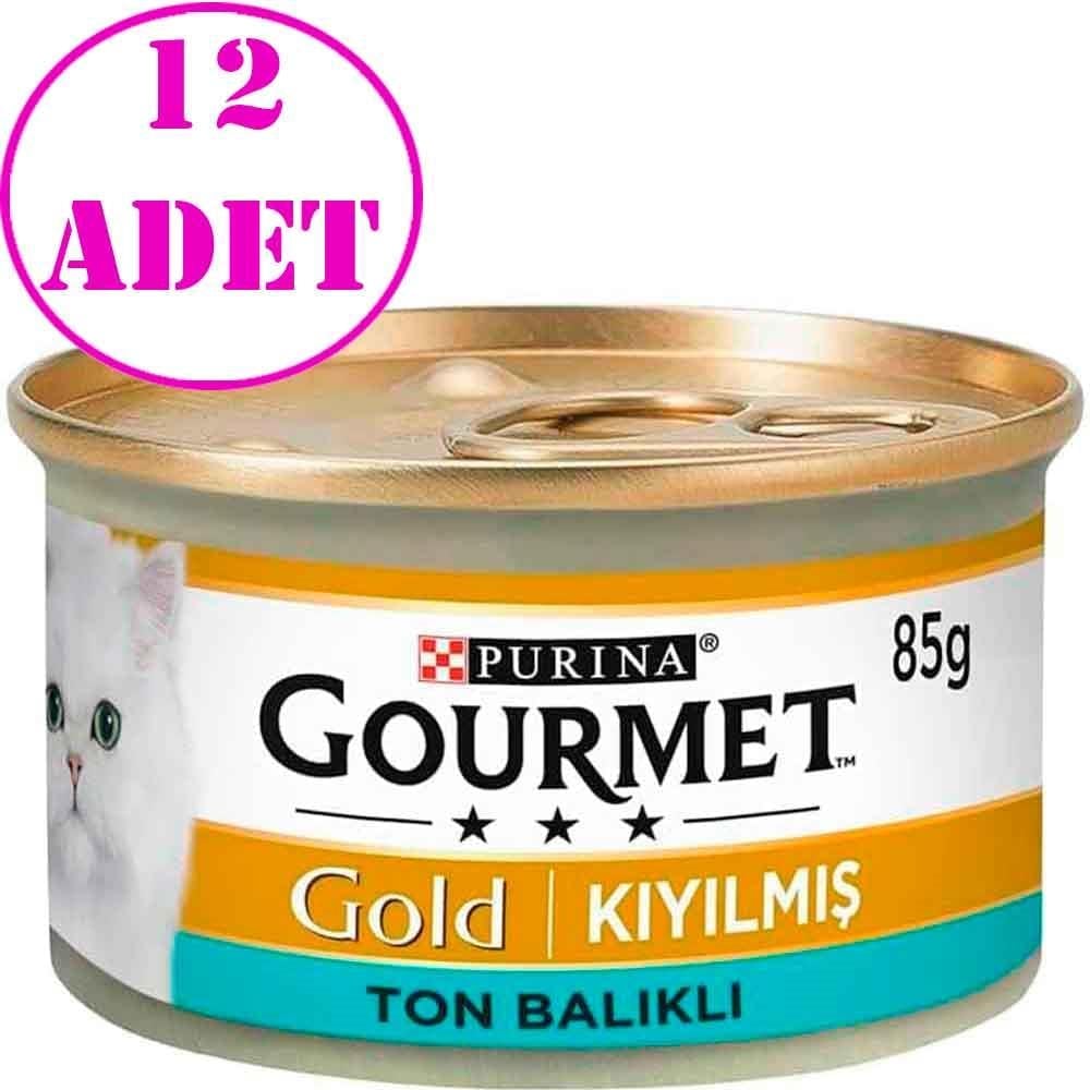 Gourmet Gold Kıyılmış Ton Balıklı Kedi Konservesi 85 Gr 12 AD