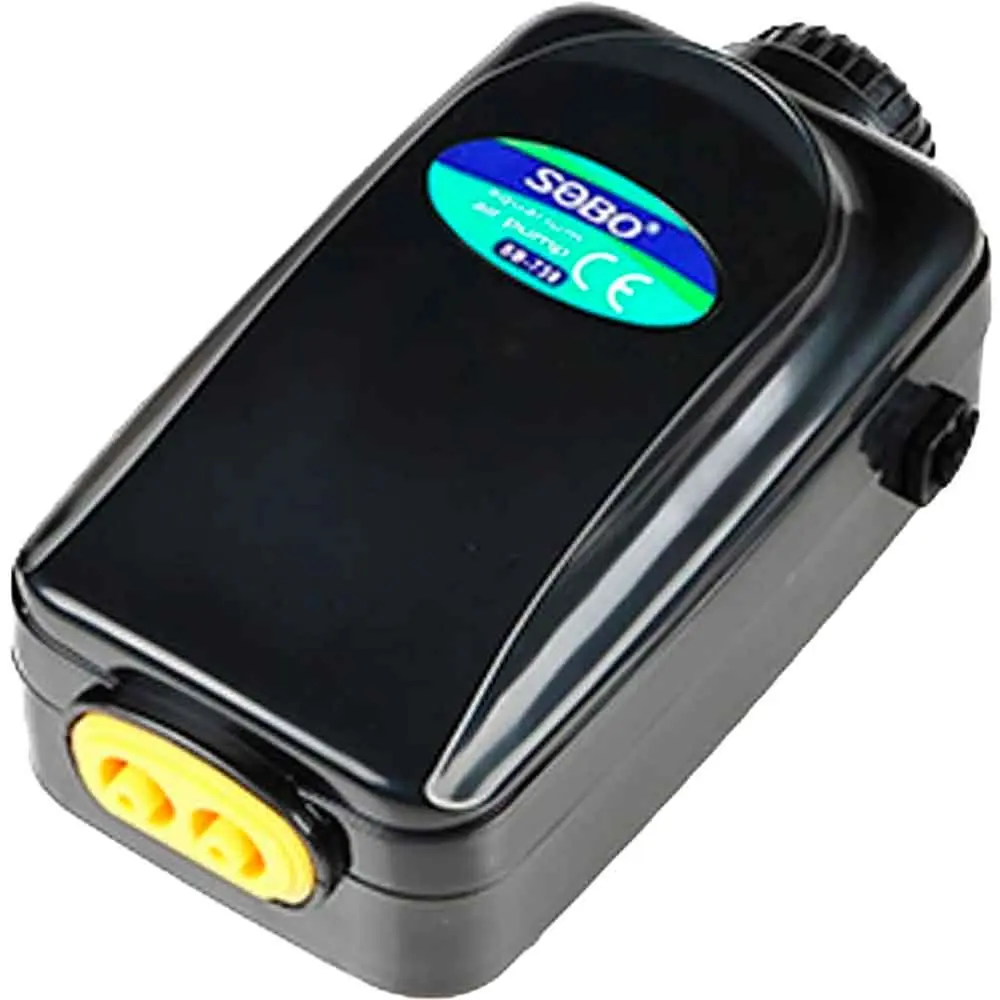 Sobo Akvaryum Hava Motoru Ayarlanabilir Çift Çıkışlı 3.5W 2x3.4 Lt/dak SB-738