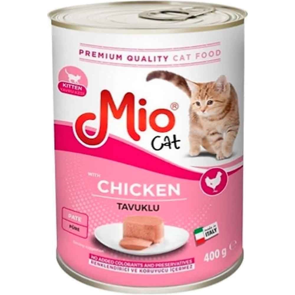 Mio Yavru Kedi Konservesi Tavuklu Püre Ezme 400 Gr