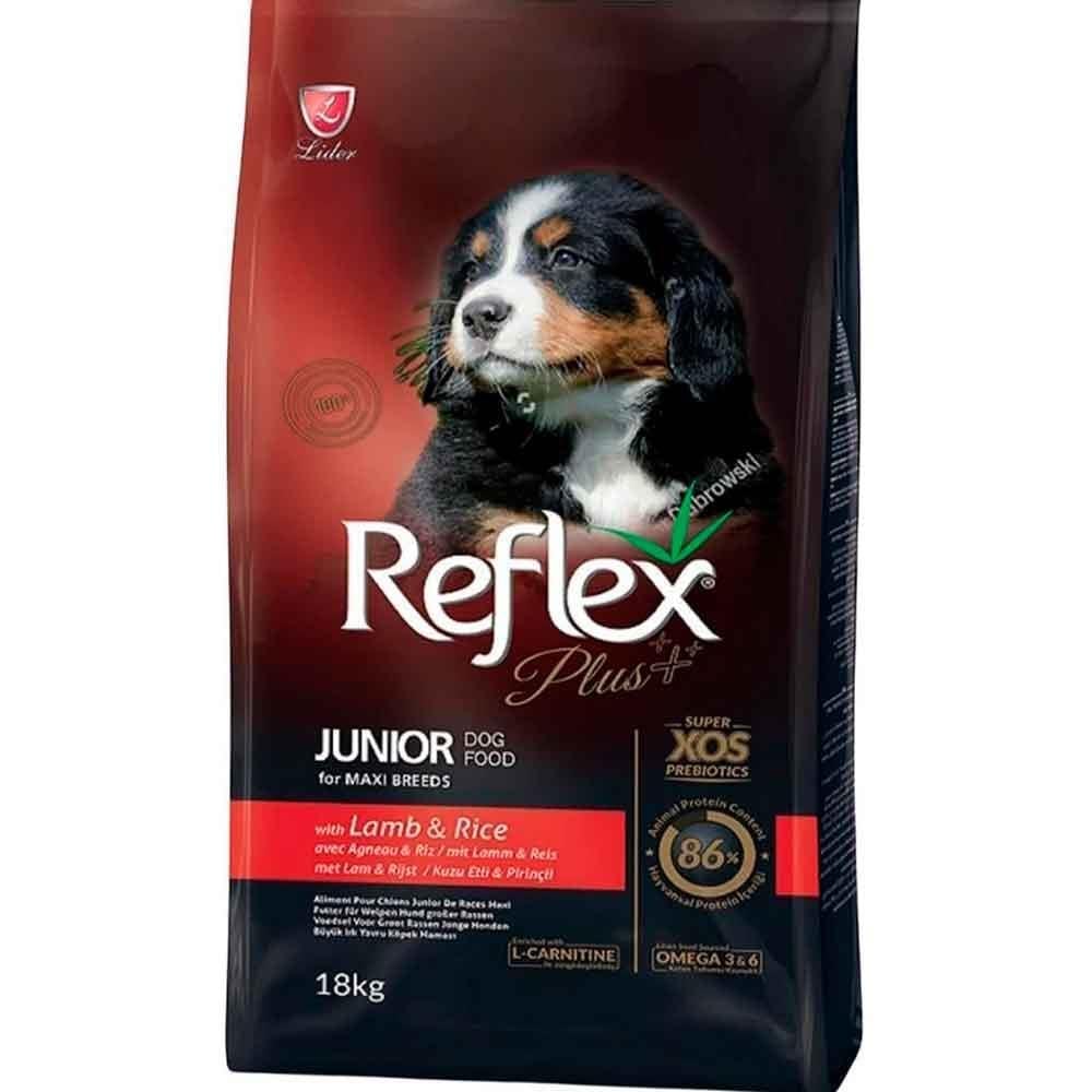 Reflex Plus Kuzu Etli Yavru Köpek Maması 18 Kg
