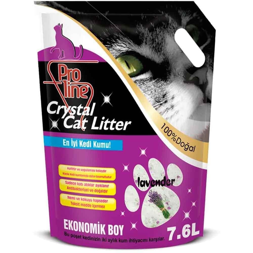 Pro Line Kristal Kedi Kumu Lavanta Aromalı 7,6 Lt