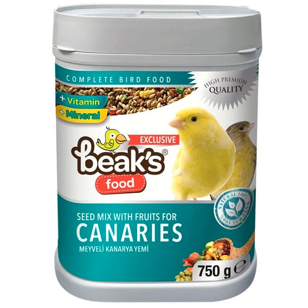 Beaks Meyveli Karışık Kanarya Yemi 750 Gr