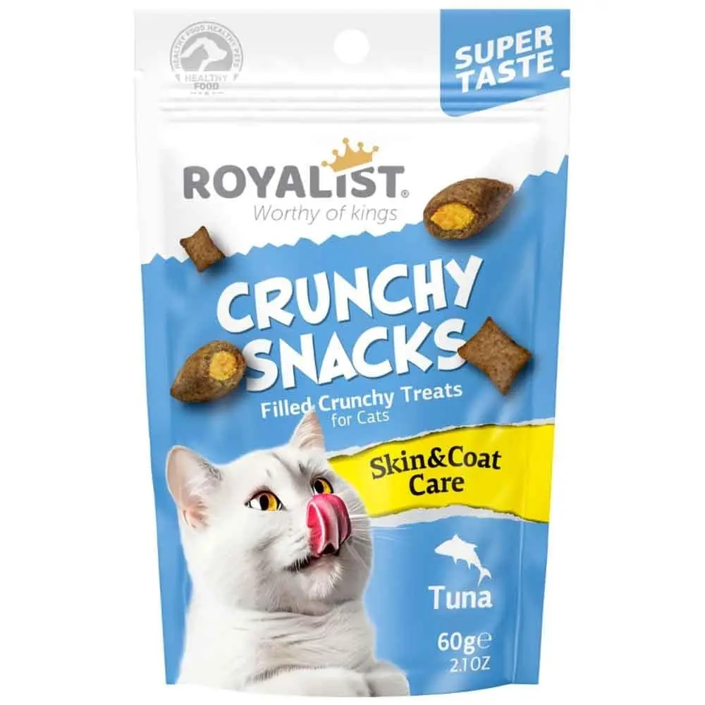 Royalist Kedi Ödülü Crunchy Snacks Tuna Balıklı 60 Gr