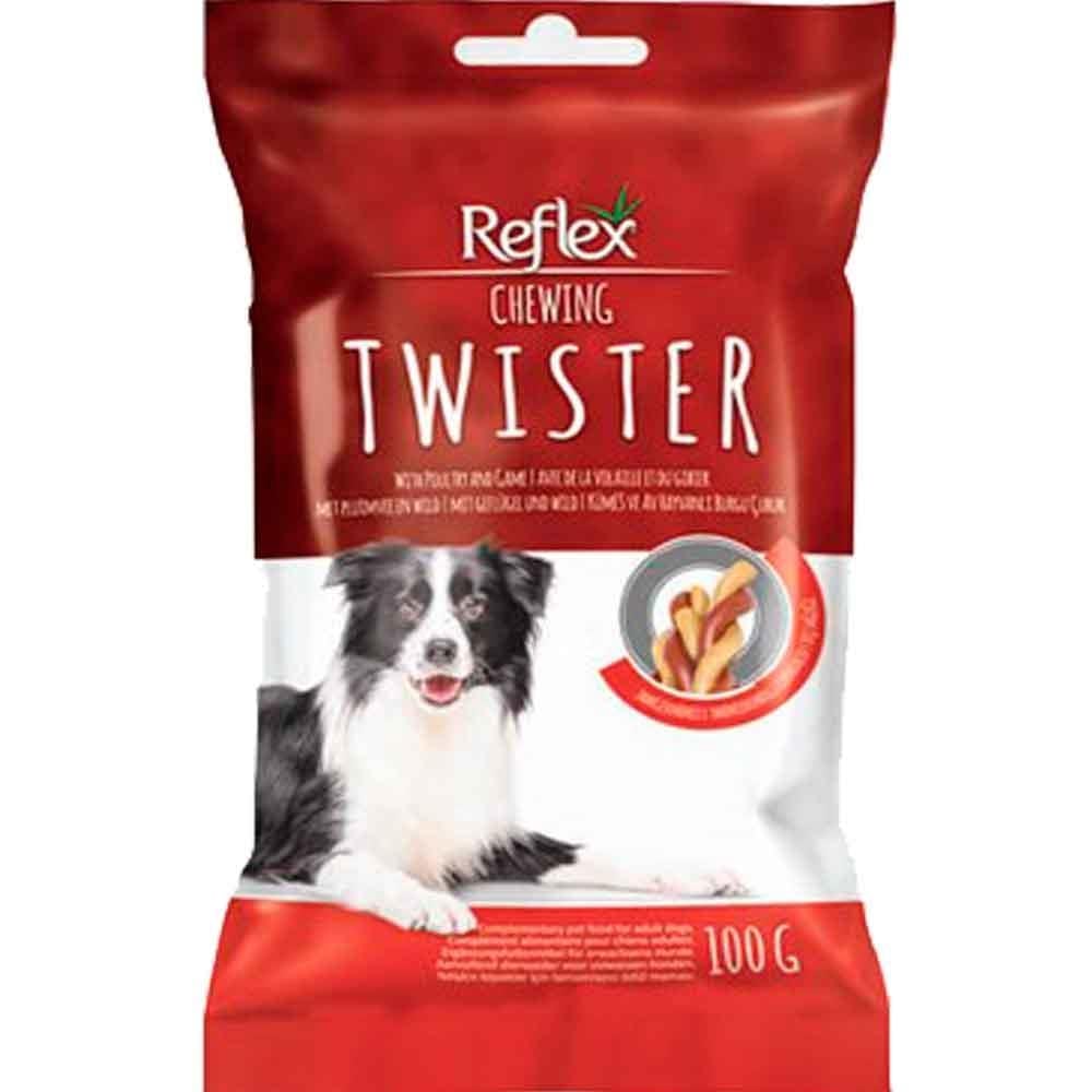 Reflex Chewing Twister Burgu Köpek Ödülü 100 gr