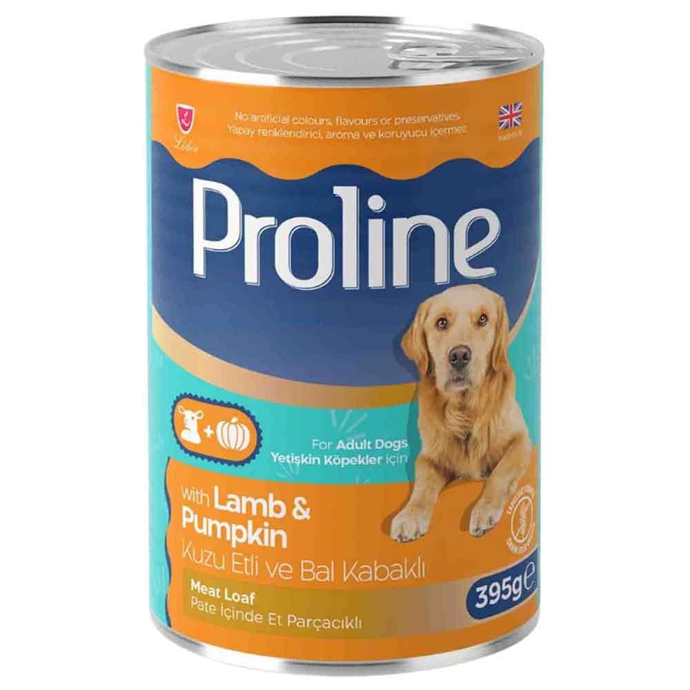 Pro Line Kuzu Etli Bal Kabaklı Pate Köpek Konserve Maması 395 Gr