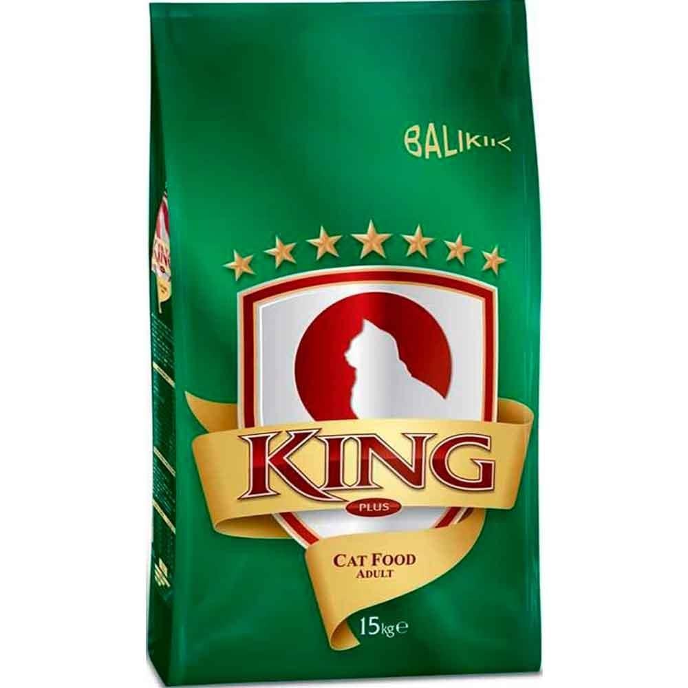 King Plus Balıklı Kedi Maması 15 Kg