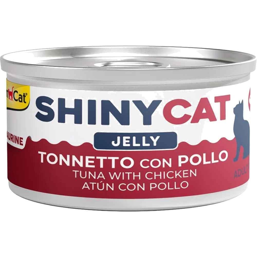 Gimcat Shiny Cat Jel İçinde Ton Balıklı ve Tavuklu Konserve 70 gr