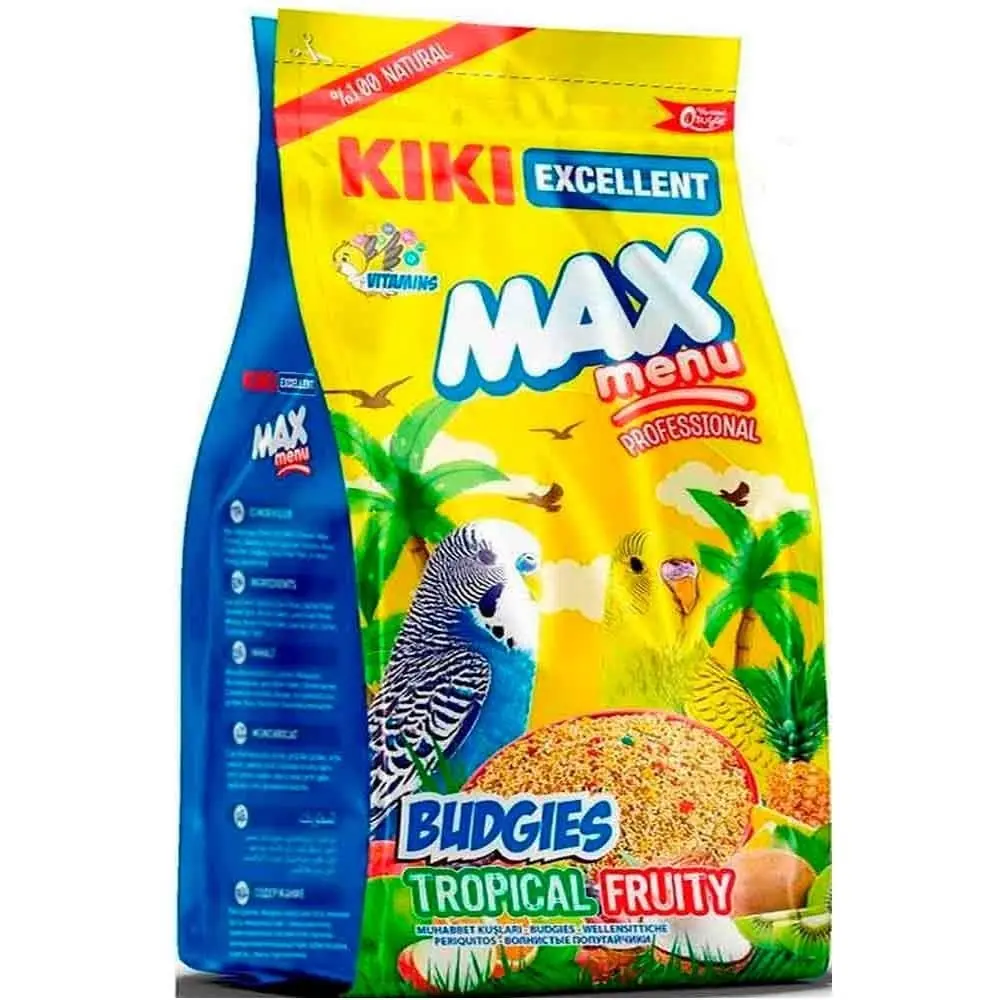 KIKI Excellent Max Menu Meyveli Muhabbet Kuşu Yemi 500 Gr