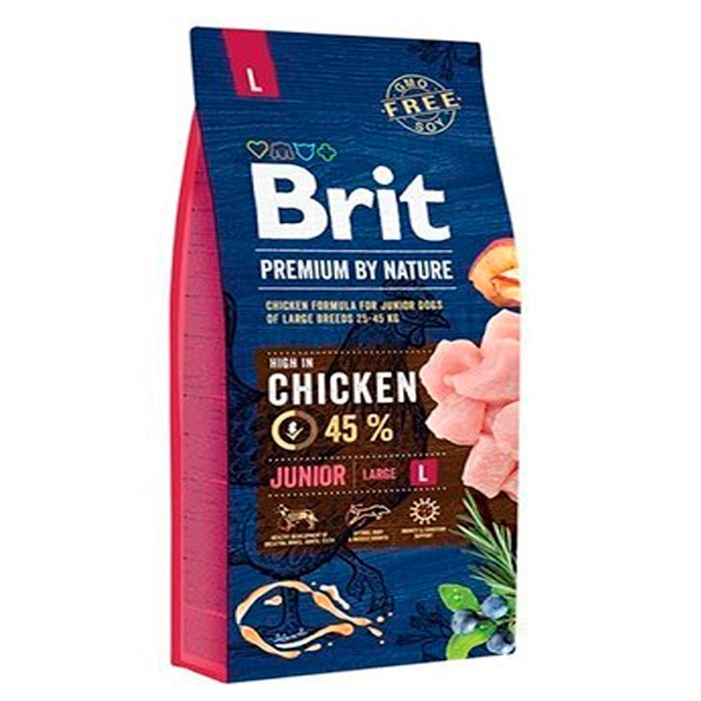 Brit Premium Tavuklu Yavru Büyük Irk Köpek Maması 15 kg