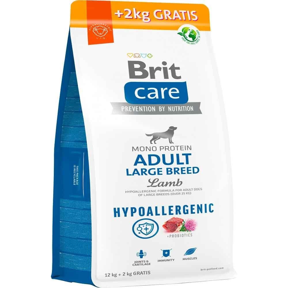 Brit Care Kuzu Etli Hypoallergenic Büyük Irk Köpek Maması 12+2 Kg