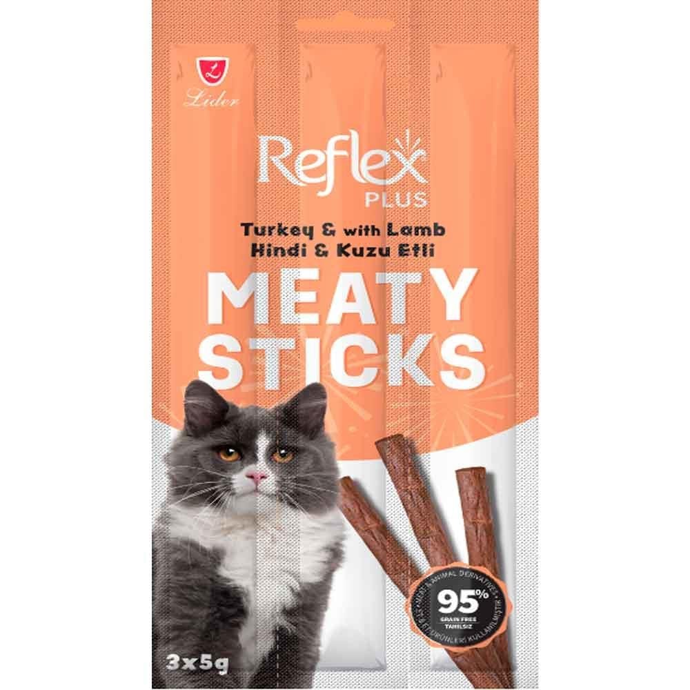 Reflex Hindili Kuzulu Kedi Ödül Çubuğu 5 Gr 3 Adet