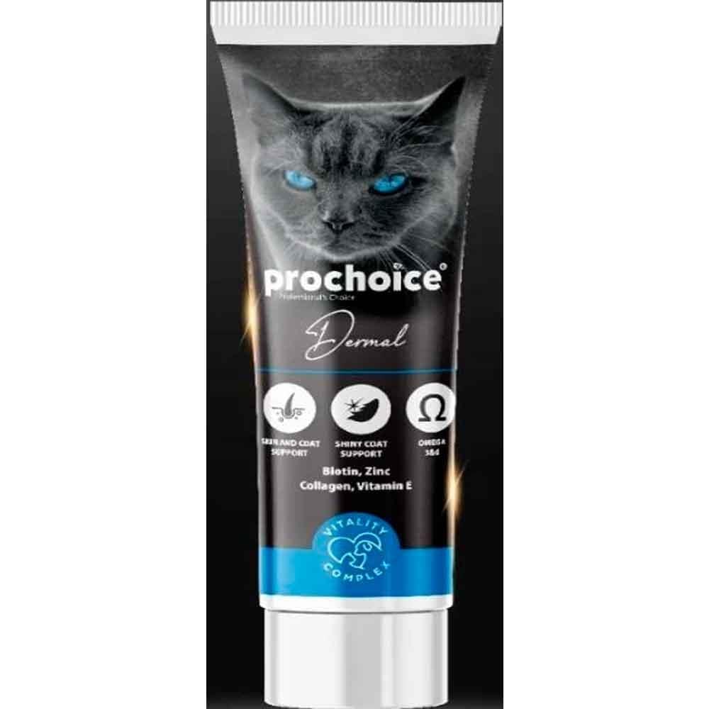 Prochoice Dermal Kedi Deri Ve Tüy Sağlığı İçin Biyotin içerikli Paste 100 Ml