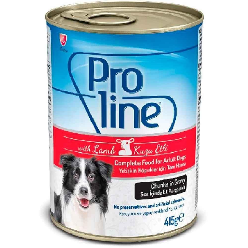 Pro Line Kuzulu Yetişkin Köpek Konservesi 415 Gr