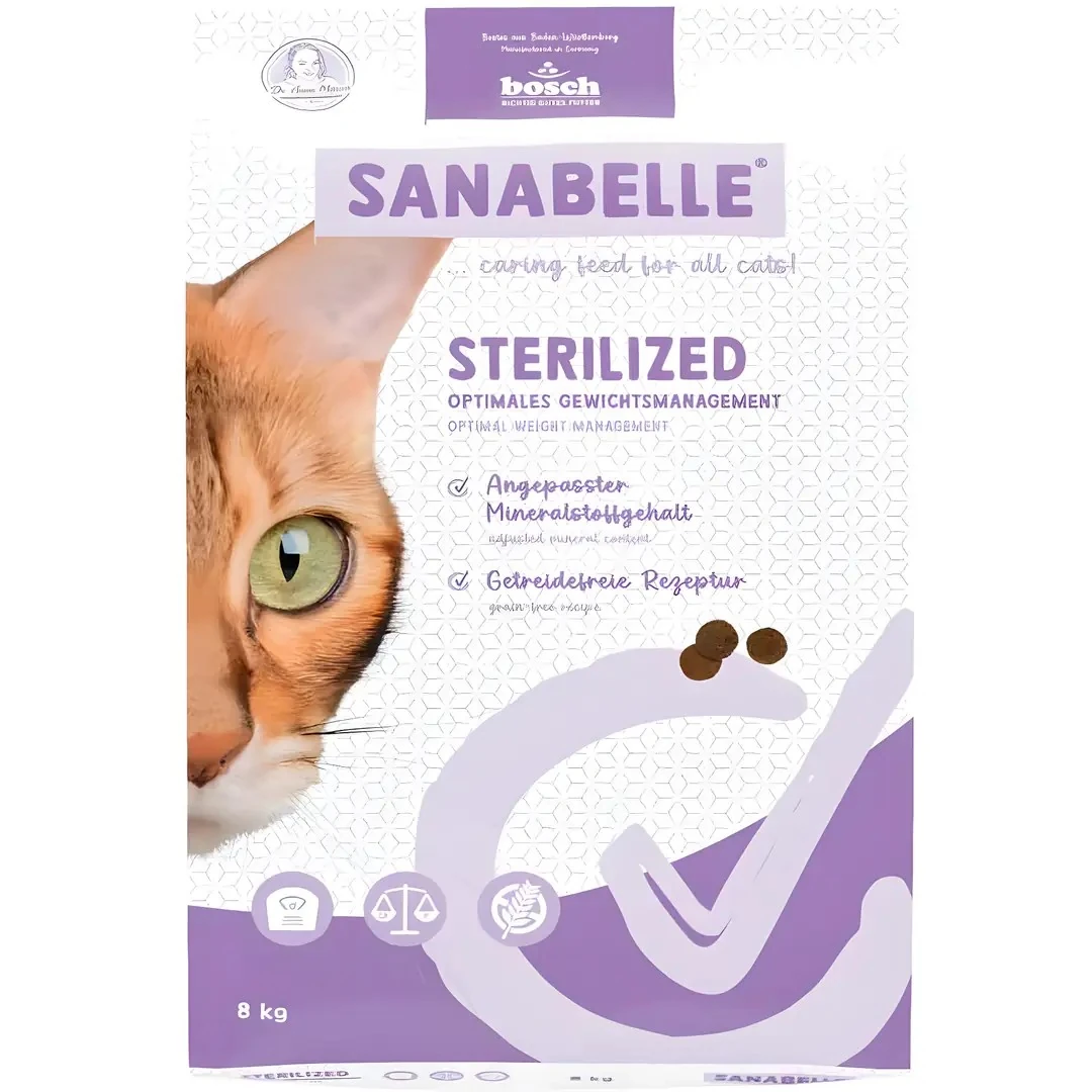 Sanabelle Sterilized Kısırlaştırılmış Kedi Maması 8 Kg