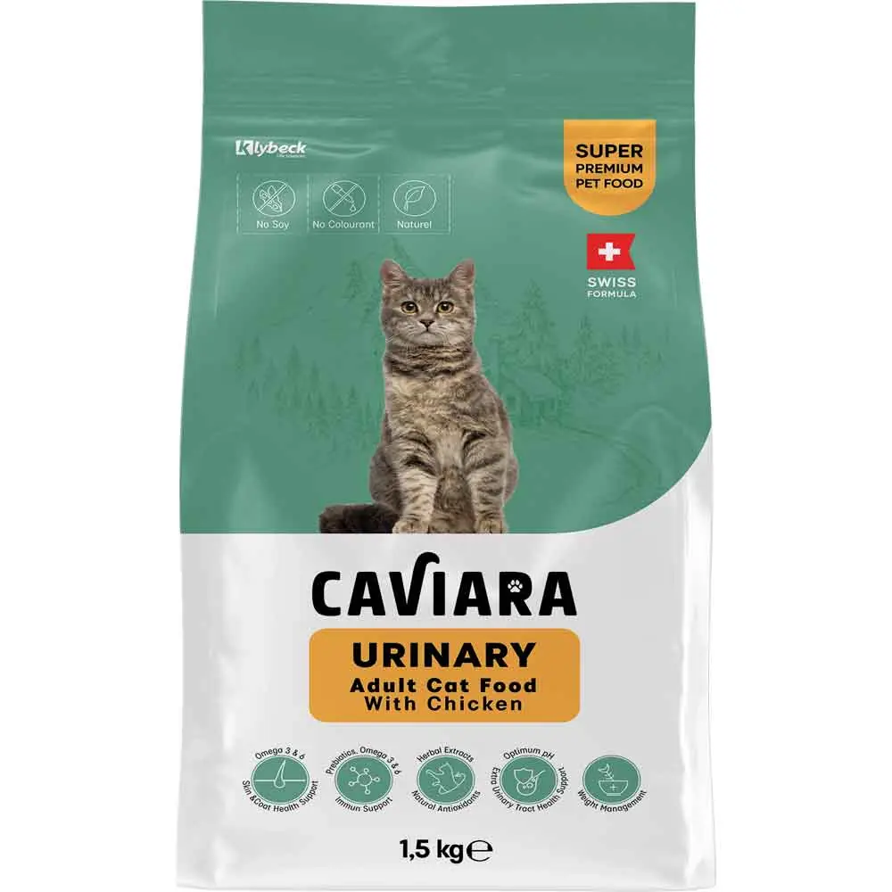 Caviara Ürineri Tavuklu Kedi Maması 1,5 Kg