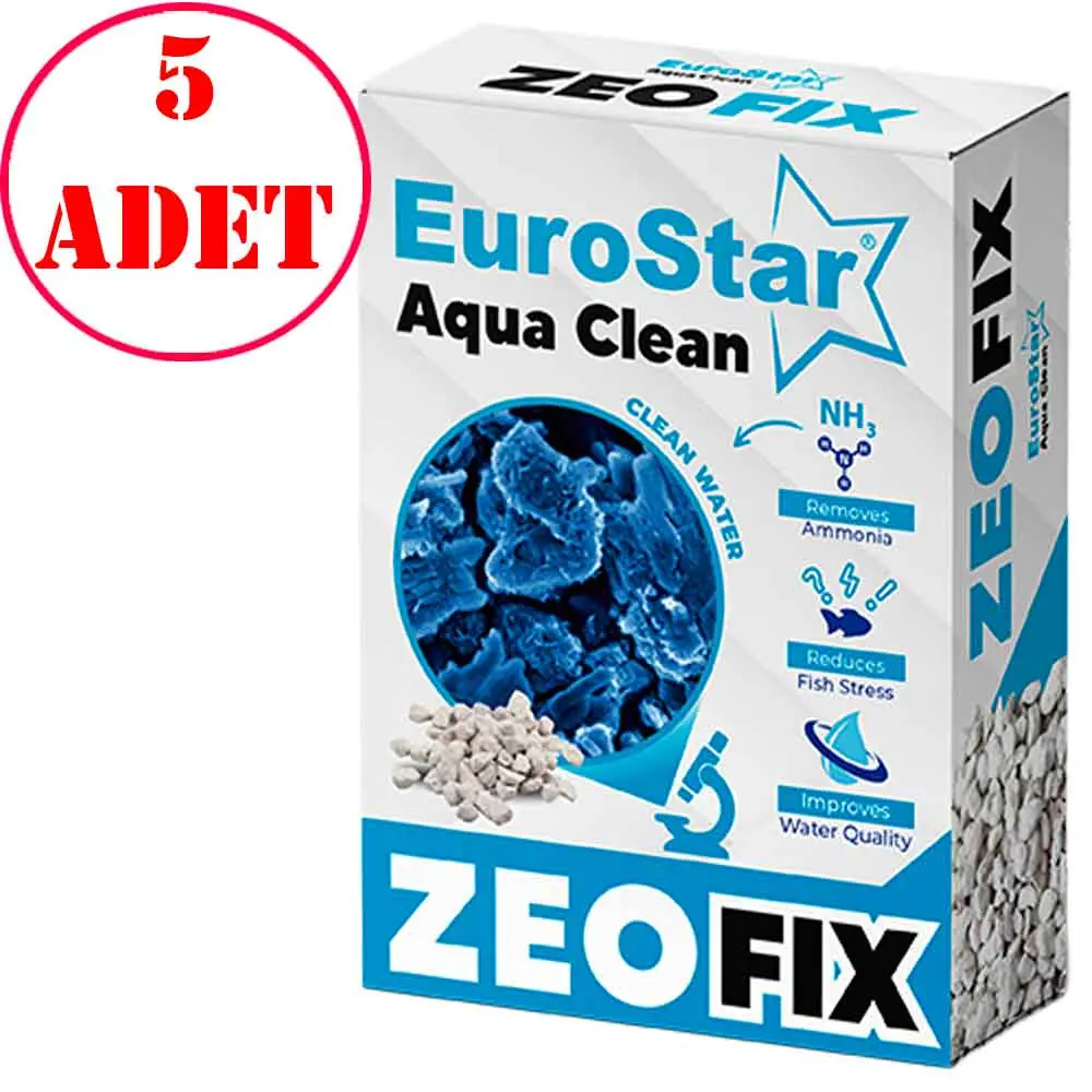 Eurostar Amonyak Giderici Zeolit Akvaryum Filtre Malzemesi 500 ml 5 AD