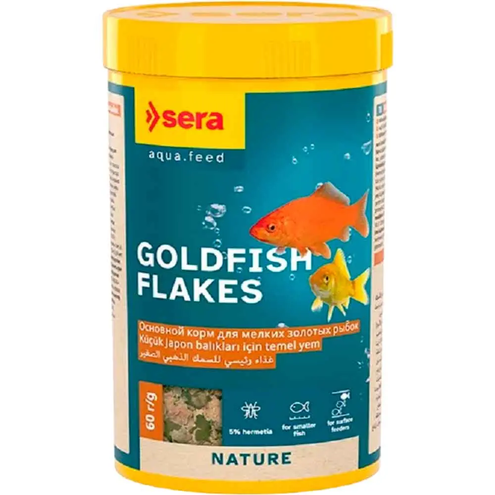 Sera Goldy Nature Japon Balığı Yemi Pul 250 Ml