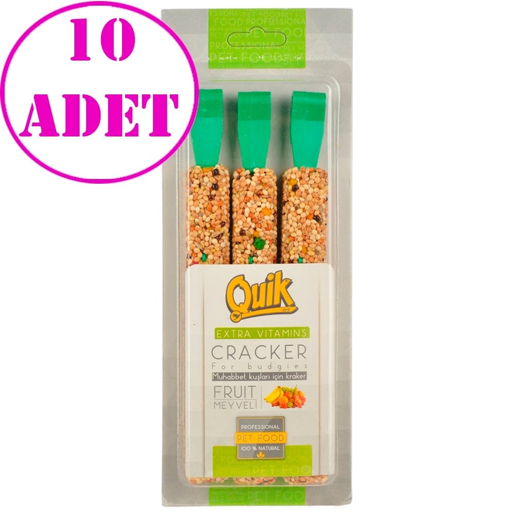 Quik Meyveli Kraker 3'lü 10 AD