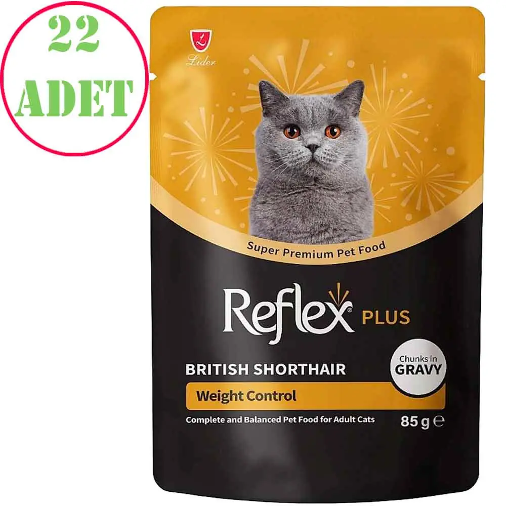 Reflex Plus Britsh Shorthair Kedi Konservesi 85 Gr 22 Ad