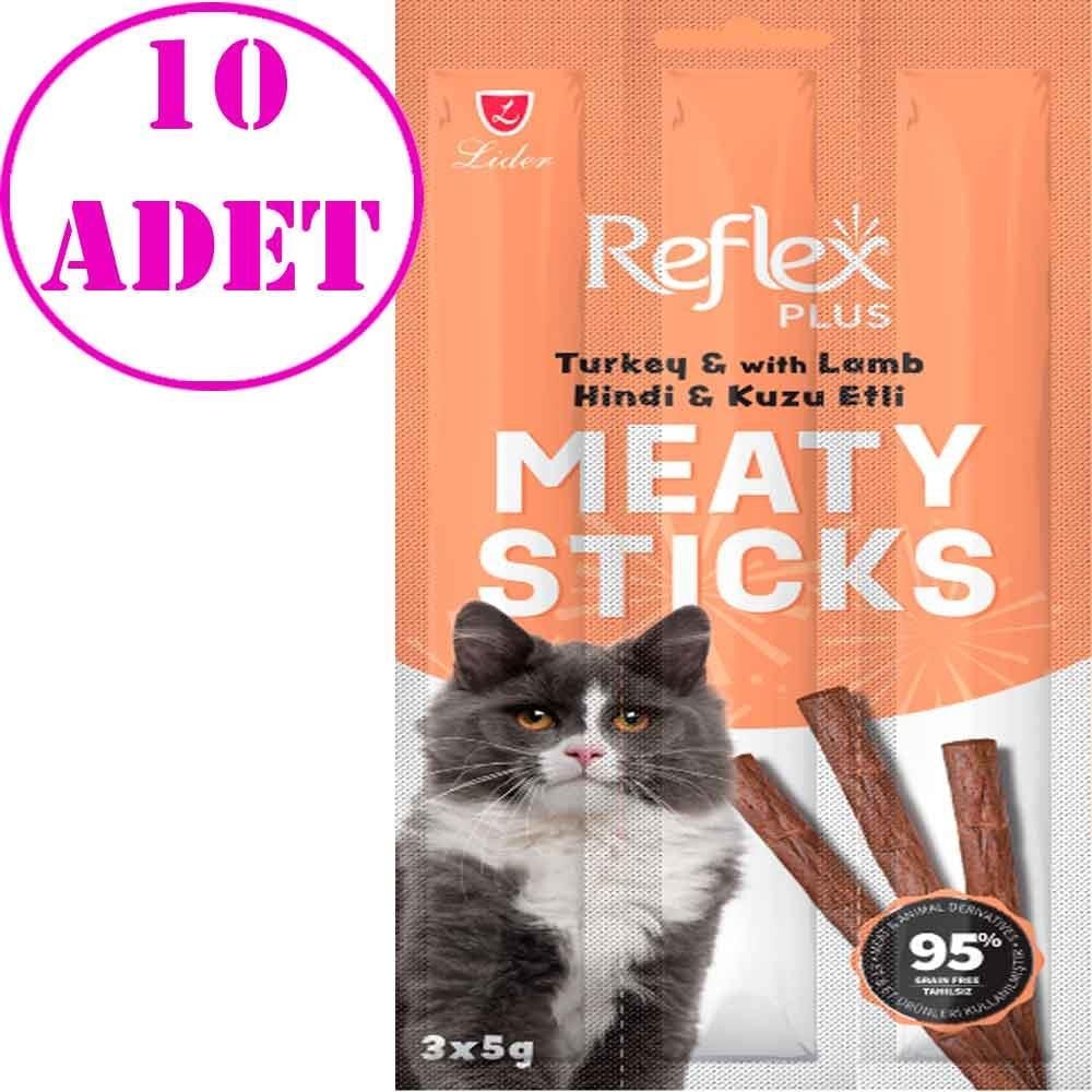 Reflex Hindili Kuzulu Kedi Ödül Çubuğu 5 Gr 3 Lü 10 AD