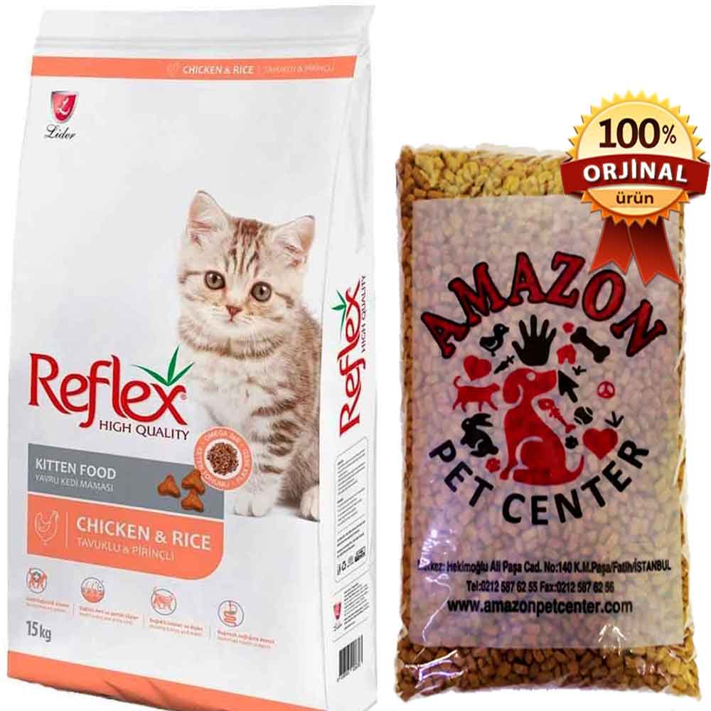 Reflex Kitten Tavuklu Yavru Kedi Maması Açık 1 Kg
