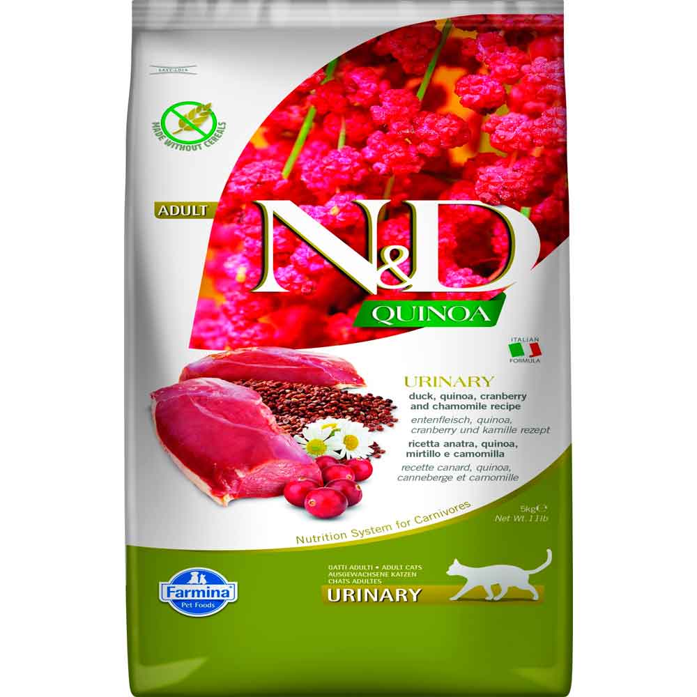ND Quinoa Urinary Kedi Maması Ördekli 5 Kg