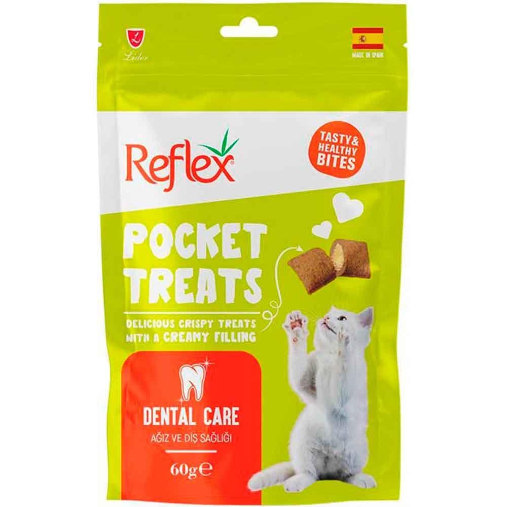 Reflex Pocket Kedi Ödül Maması Ağız ve Diş Sağlığı için 60 Gr