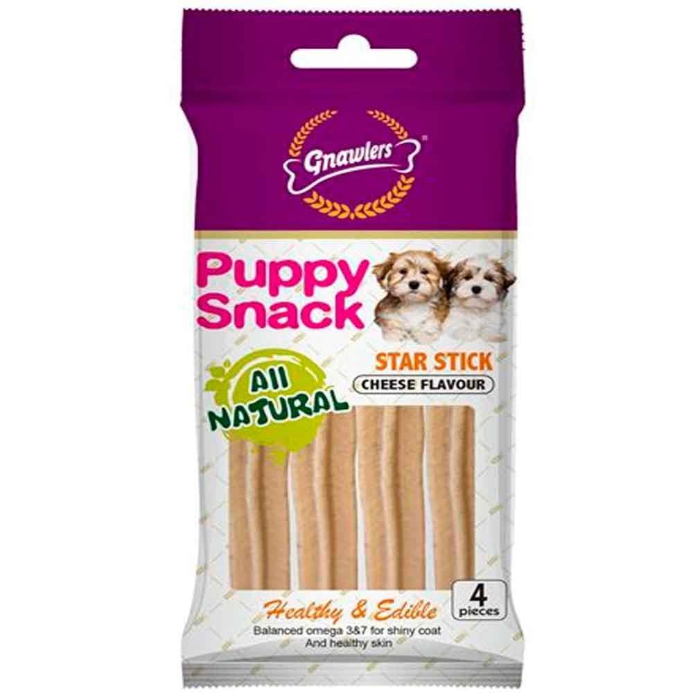 Gnawlers Köpek Ödülü Star Stick Peynir Aromalı 4'lü Paket