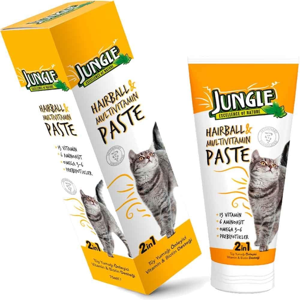 Jungle Cat Kedi Macunu Anti-Hairball & Multivitamin 75 Ml
