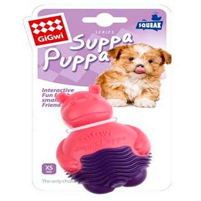 Gigwi Suppa Puppa Mavi Hipopotam Yavru Köpek Oyuncağı 9 cm