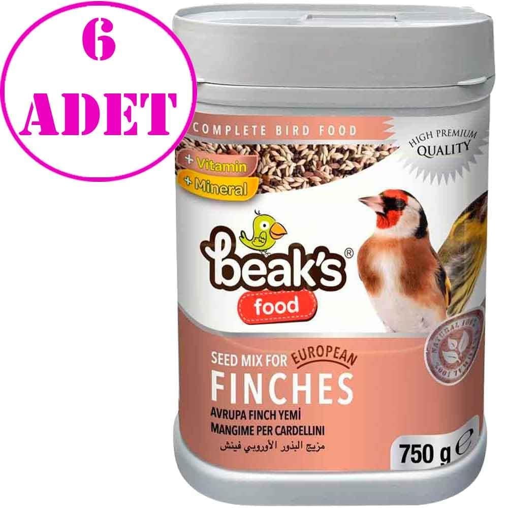 Beaks Avrupa Finch Kuş Yemi 750 Gr 6 AD