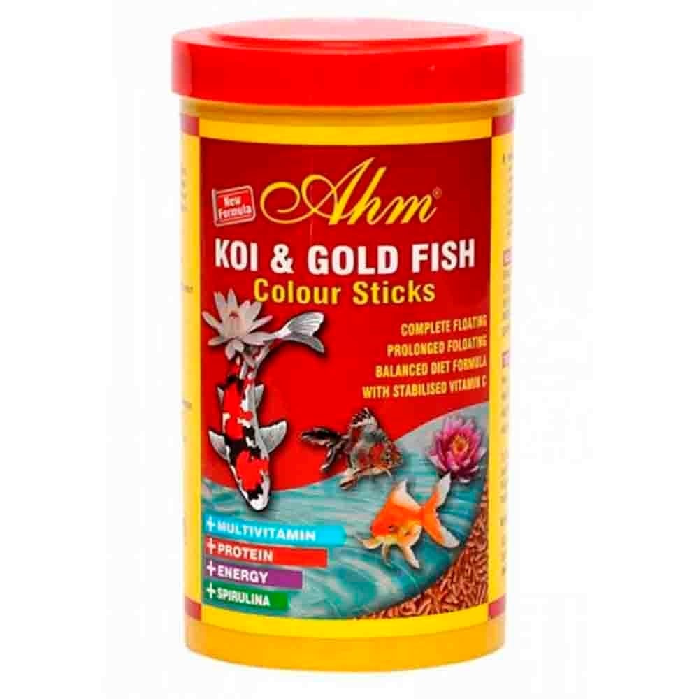 Ahm Koi Goldfish Colour Sticks Japon Balığı Yemi 1000ml