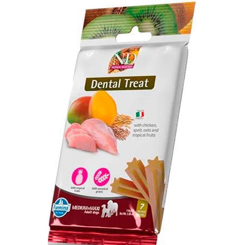 ND Dental Treat Tropikal Meyveli Tavuklu Balkabaklı Mini Köpek Ödülü 7'li Paket