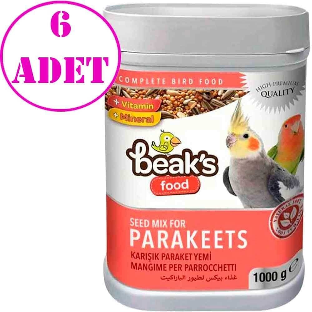 Beaks Küçük Papağan Yemi 1 Kg 6 AD