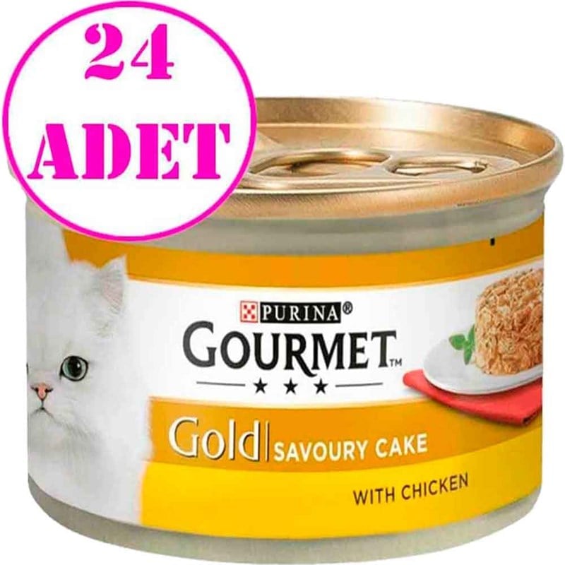 ProPlan Gourmet Tavuklu Havuçlu Kedi Konservesi 85 Gr 24 Ad