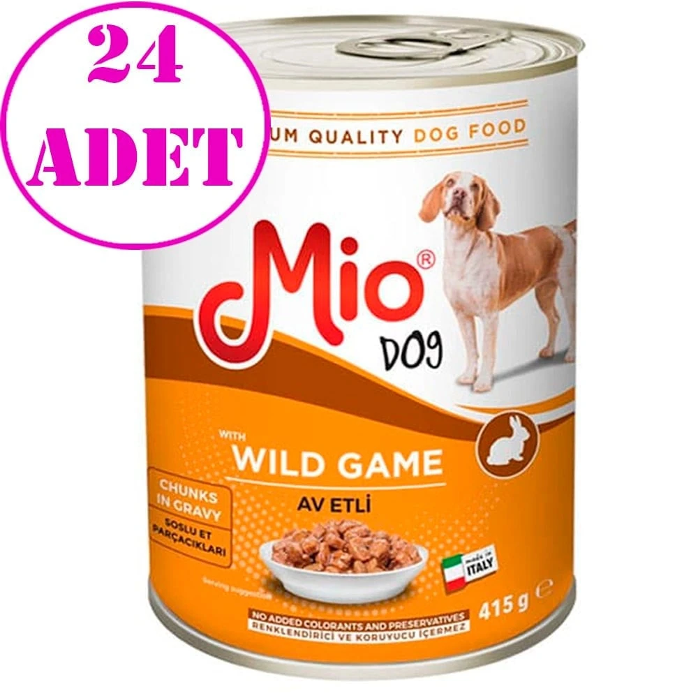 Mio Av Etli Yetişkin Köpek Konservesi 415 gr 24 AD