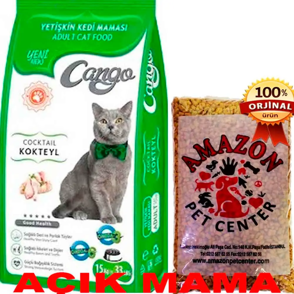 Cango Kedi Maması Kokteyl Açık 1 Kg