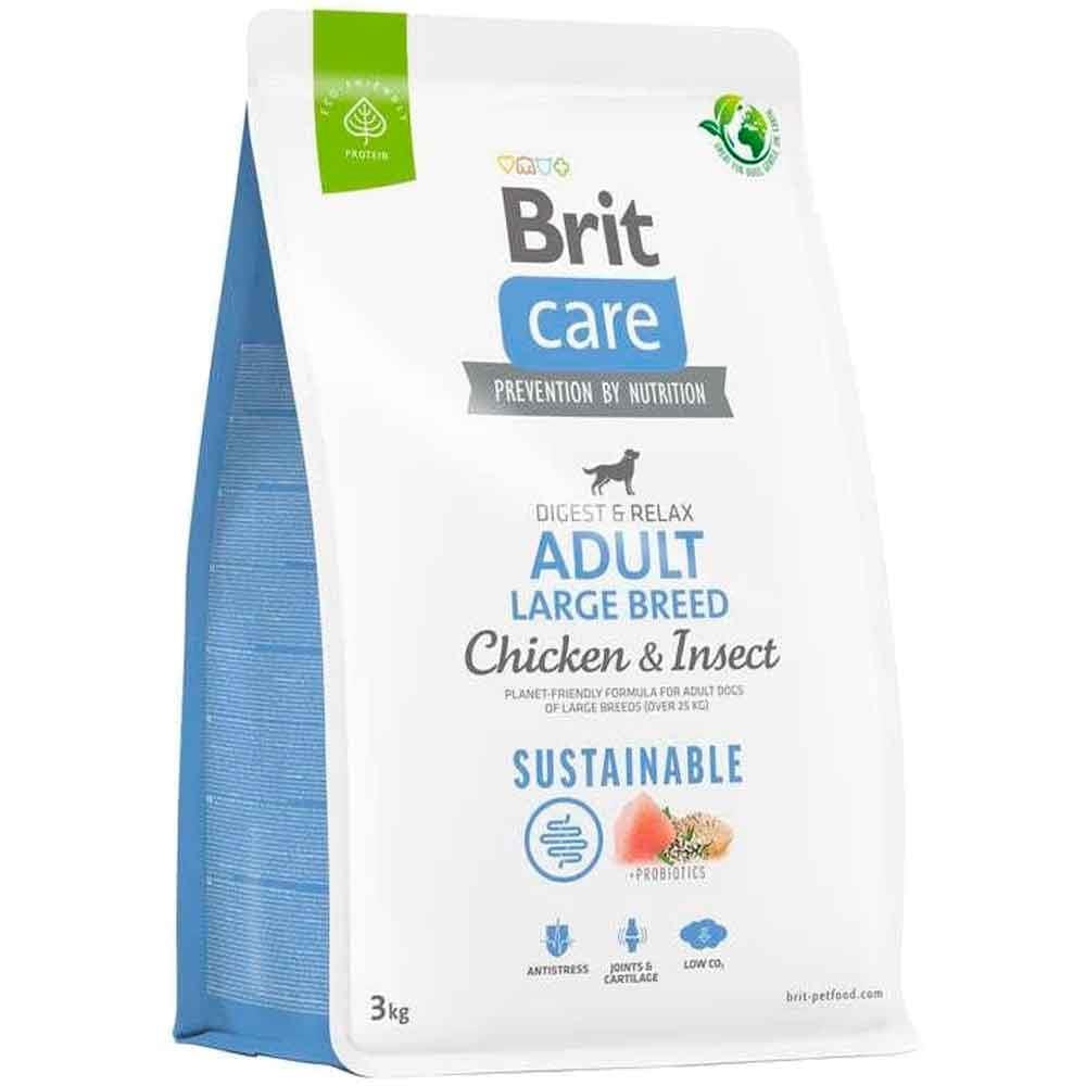 Brit Care Digest Relax Tavuklu Böcek Proteinli Büyük Irk Yetişkin Köpek Maması 3 Kg