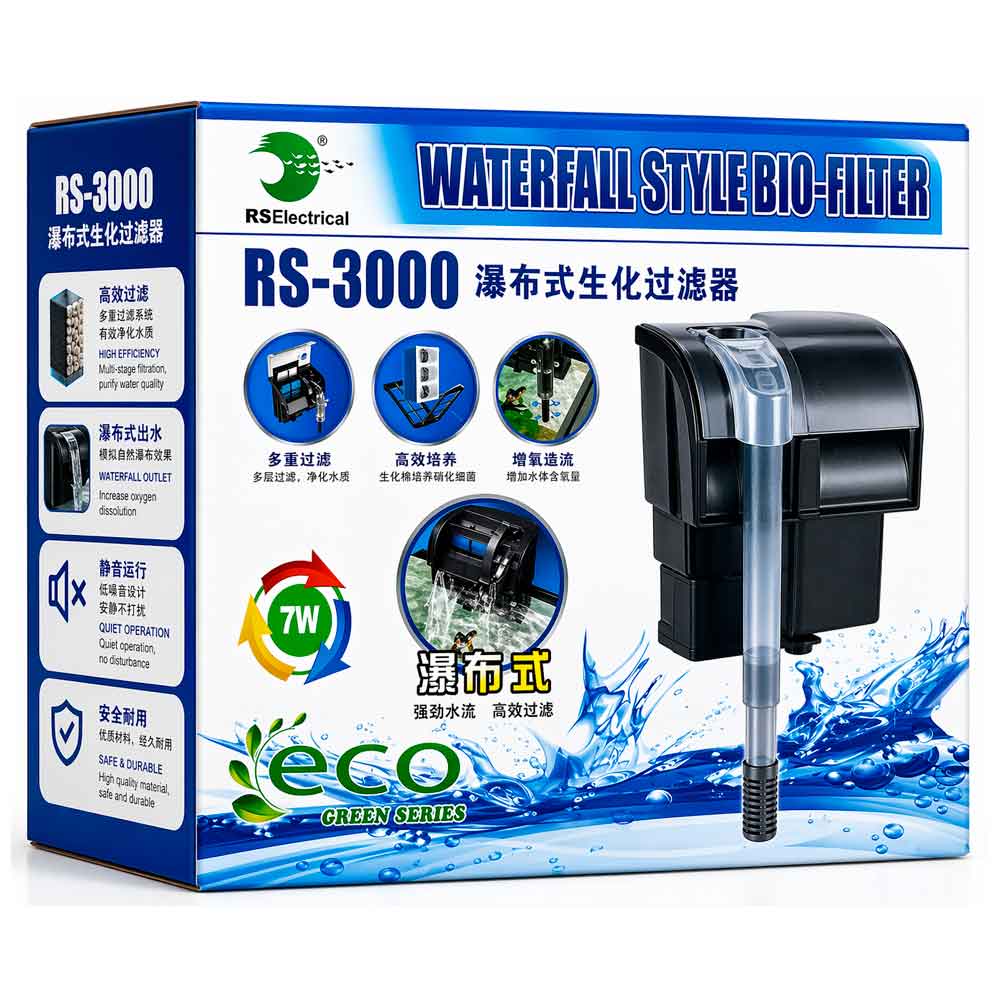 RS 3000 Akvaryum Şelale Filtre 1200 L/H 7 W