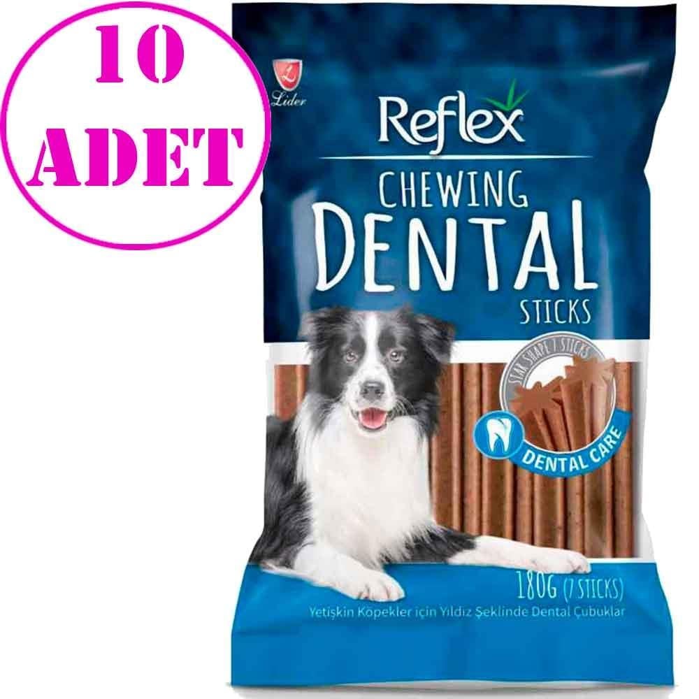 Reflex Köpek Ödülü Yıldız Şeklinde Dental Çubuk 180 Gr 10 AD