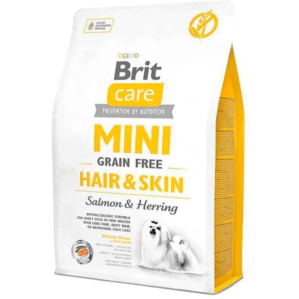 Brit Care Tahılsız Mini Hair Skin Somonlu Köpek Maması 7 kg