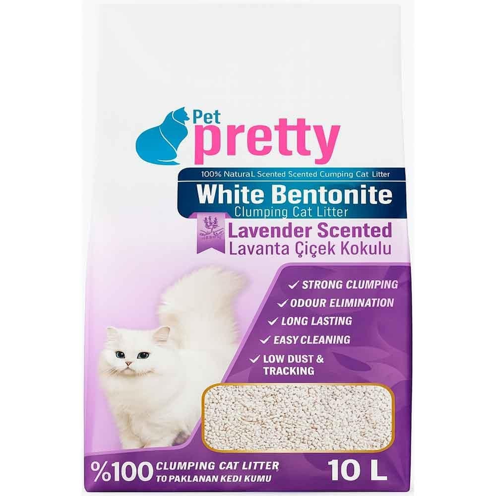 Pet Pretty Lavanta Kokulu İnce Taneli Kedi Kumu 10 L