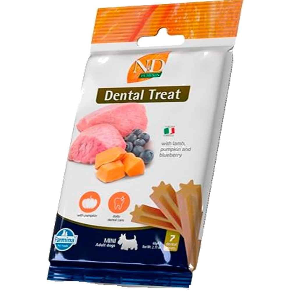 ND Dental Treat Kuzulu Yaban Mersinli Mini Köpek Ödülü 7'li Paket