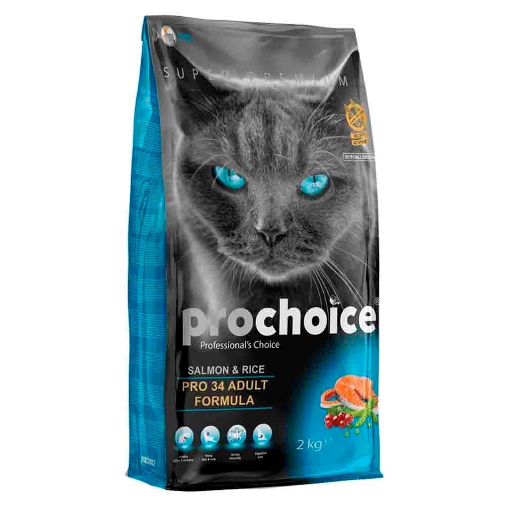 Prochoice Pro 34 Somonlu ve Prinçli Kedi Maması 2 Kg